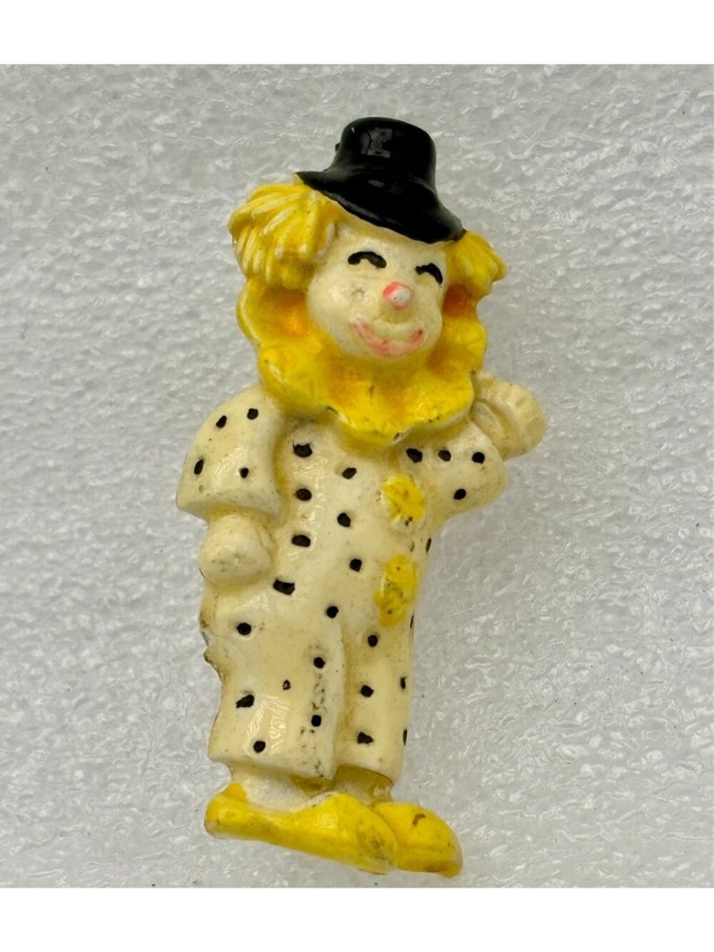 Kramer Clown Enamel Metal Brooch Pin-Rare Vintage Find